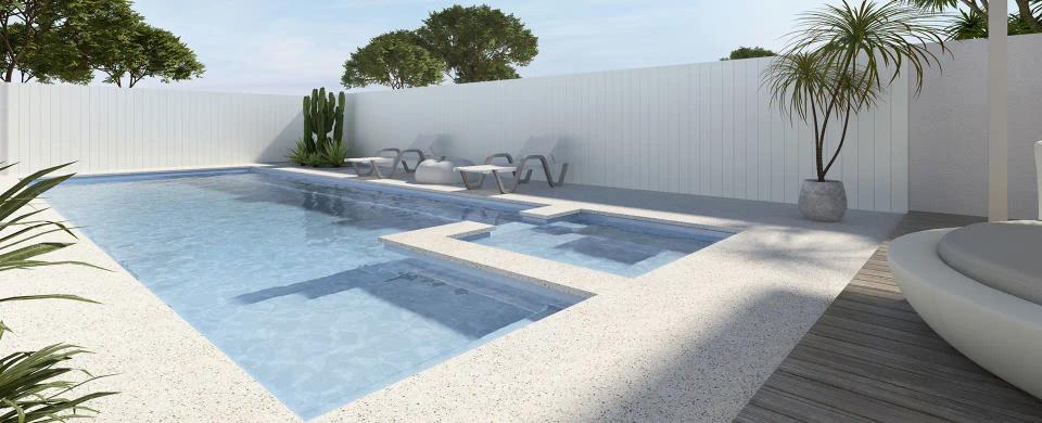 Saint Azur fibreglass pool